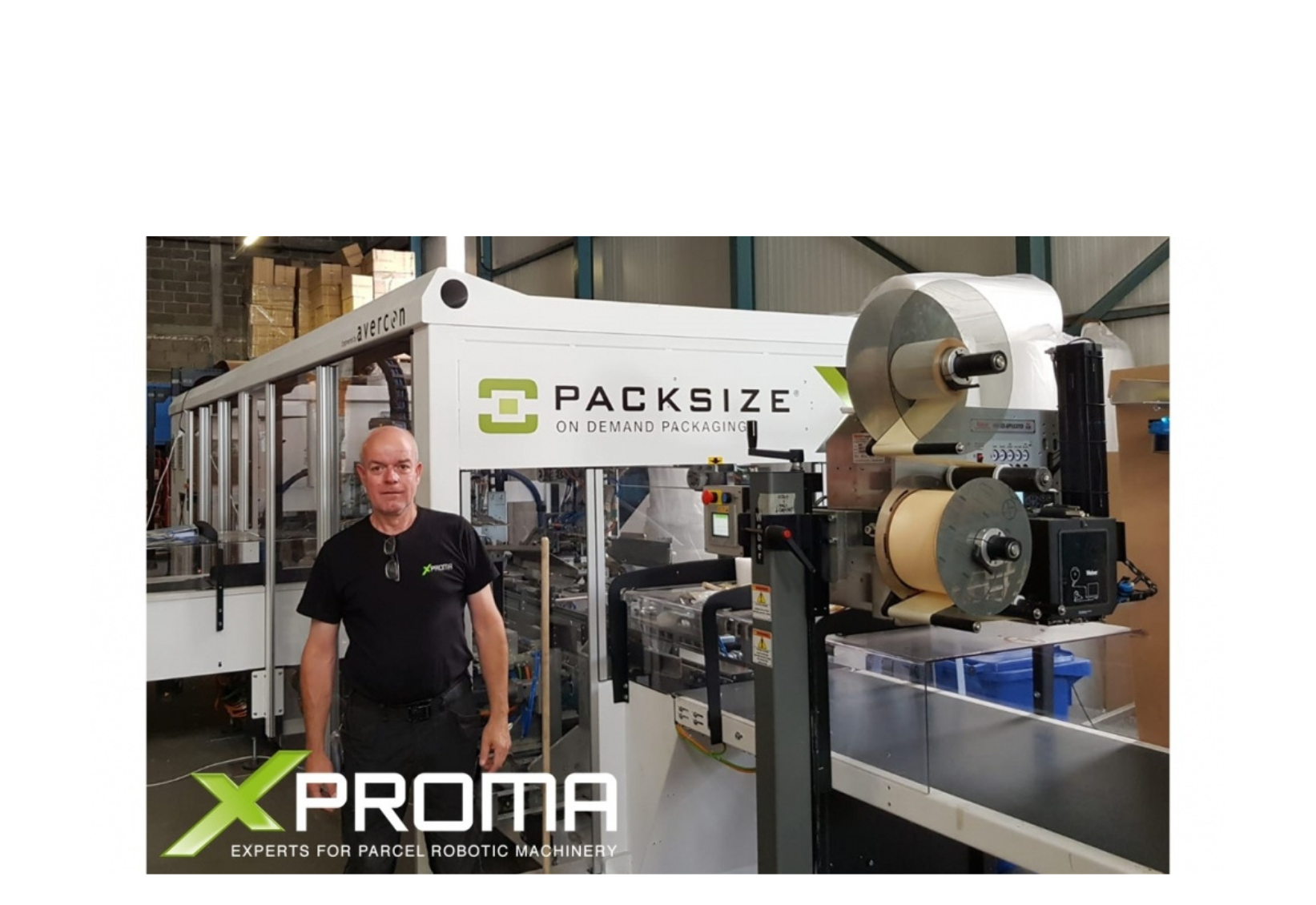 » XPROMA installiert erstes Packsize X7 System!