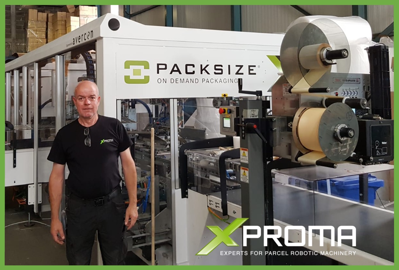 XPROMA installiert erstes Packsize X7 System! XPROMA