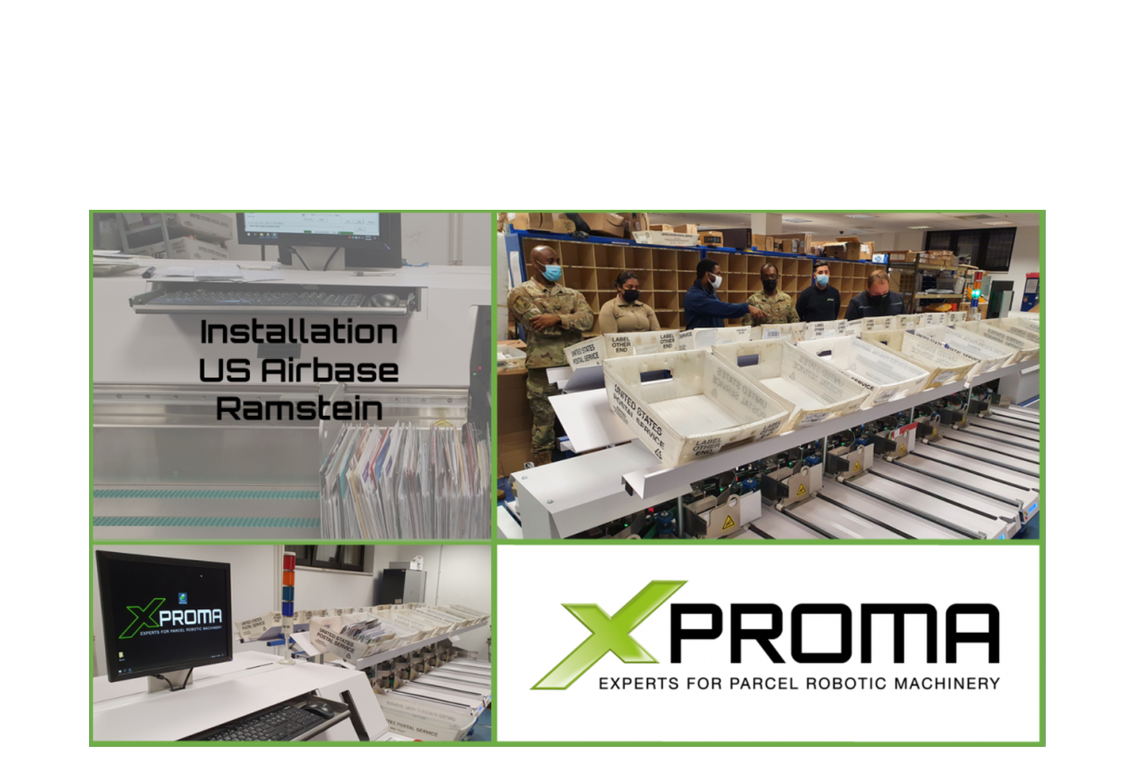 XPROMA installiert auf der USMilitärbasis in Ramstein XPROMA